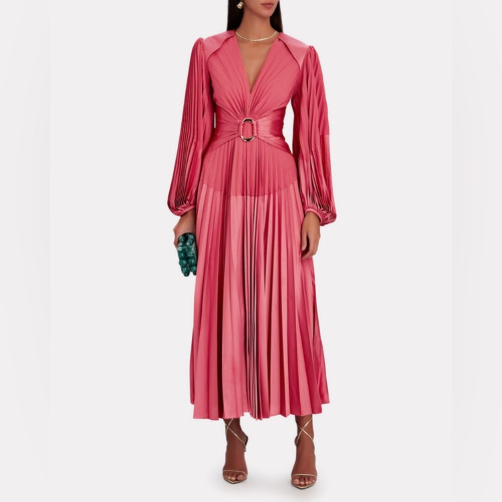 ACLER Oakfield Pleated Maxi Dress - US 4